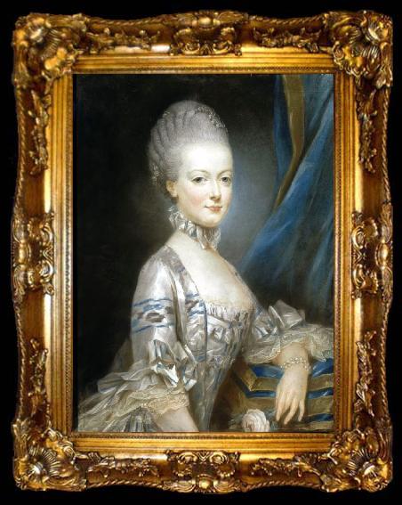 framed  Joseph Ducreux Marie Antoninette, ta009-2